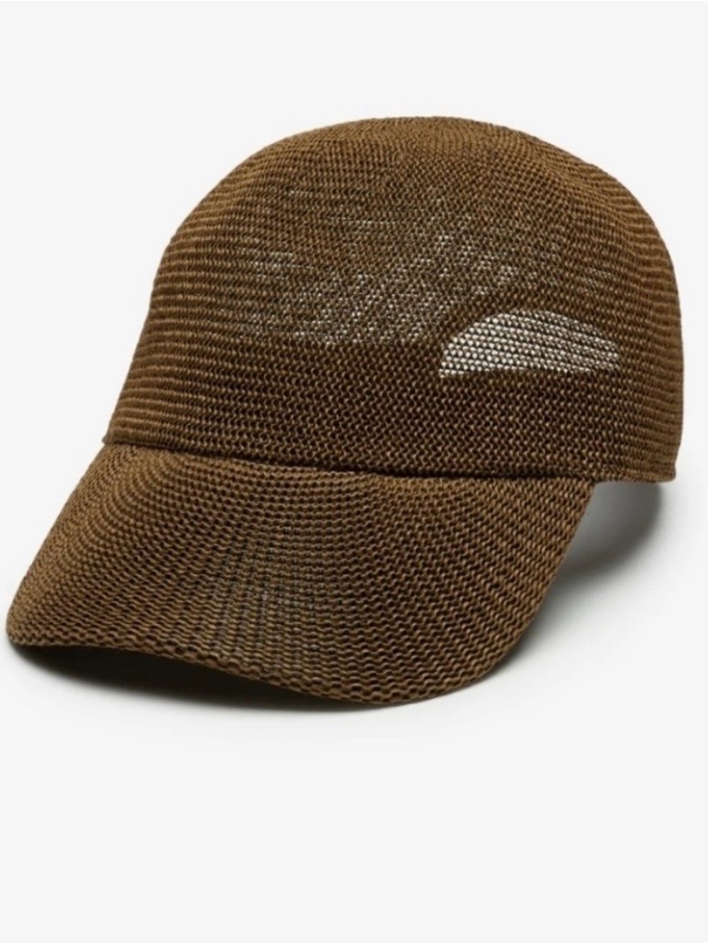 Wyeth Packable Paula Mesh Cap in Chocolate. UPF 50+ - Picture 2 of 4